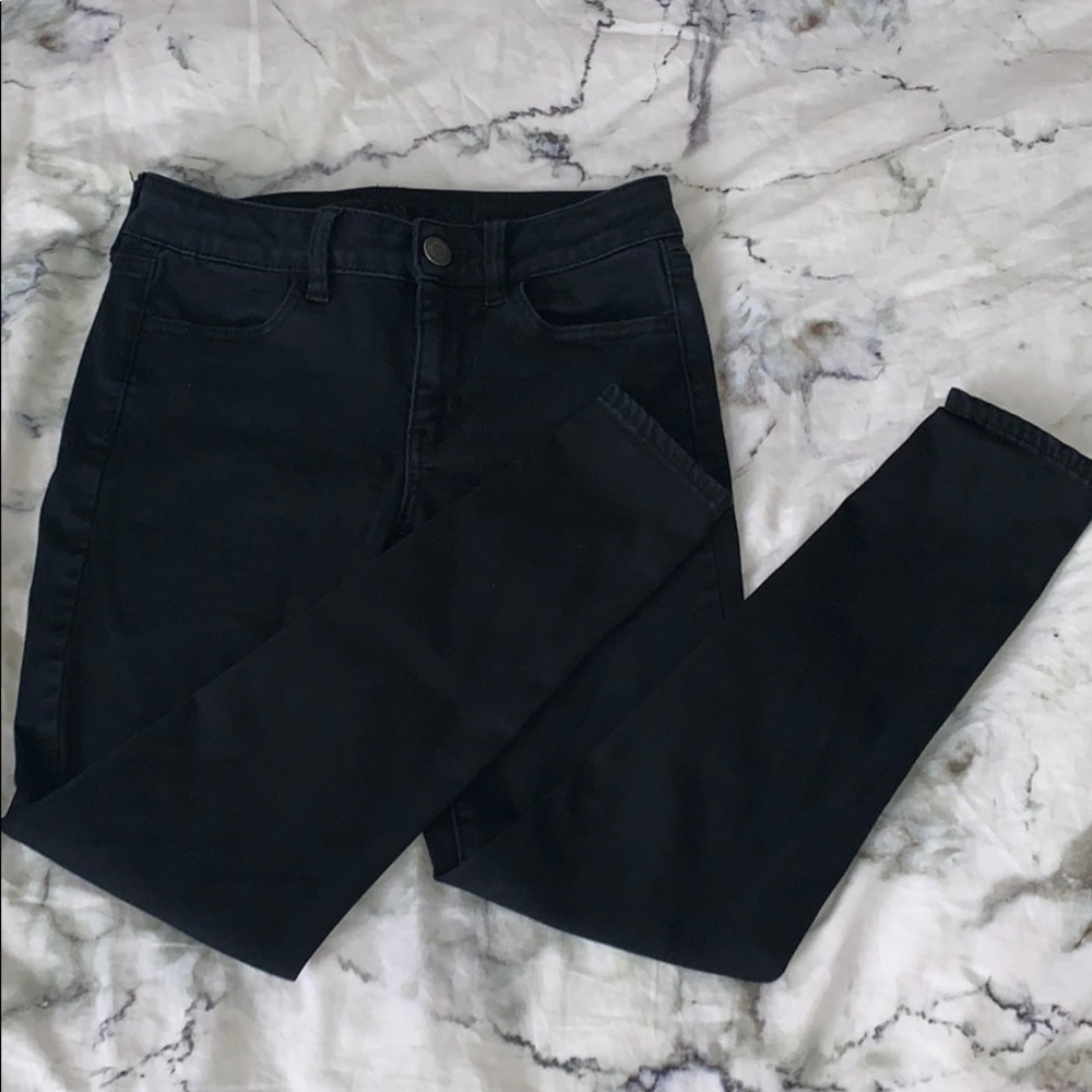 American eagle black skinny jegging